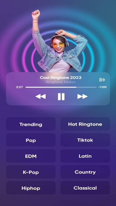 Ringtones for iPhone Captura de pantalla de la aplicación #3