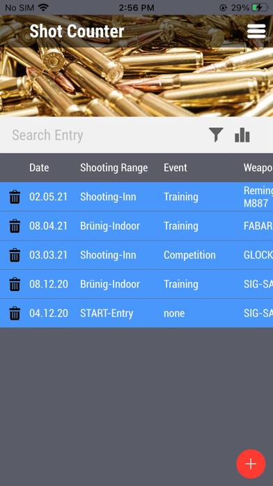 Shot Counter - Shooting Diary screenshot