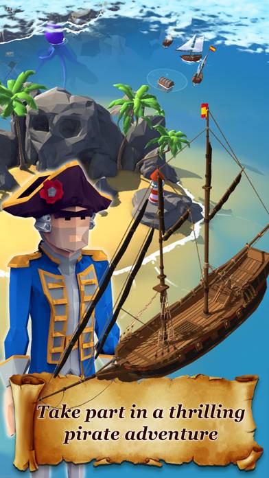 Pirate Raid: Caribbean Battle Schermata dell'app #1