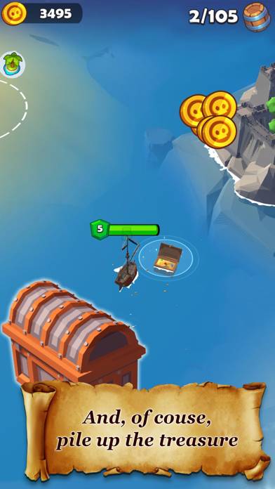 Pirate Raid: Caribbean Battle Schermata dell'app #6