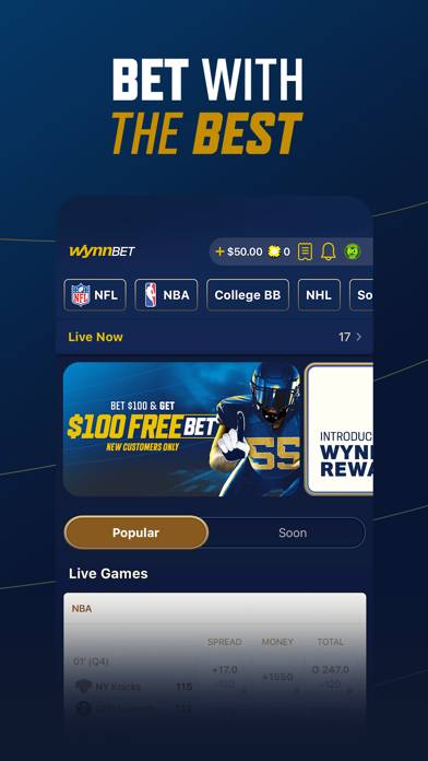 WynnBET: LA Sportsbook App screenshot