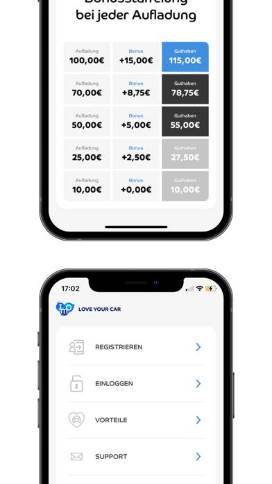 IMO Wash-Club App-Screenshot