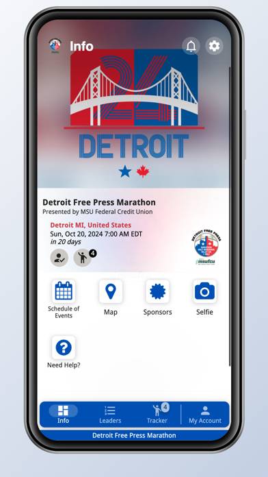 Detroit Free Press Marathon screenshot