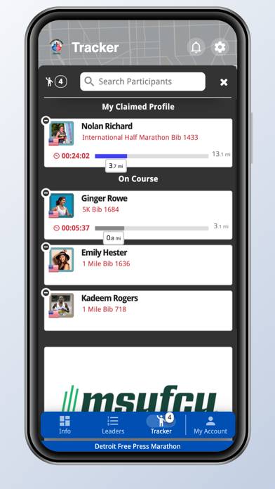 Detroit Free Press Marathon App screenshot #3