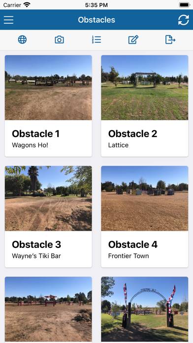 CourseWalk CDE 2 App skärmdump