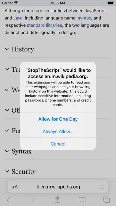 StopTheScript Capture d'écran de l'application #4