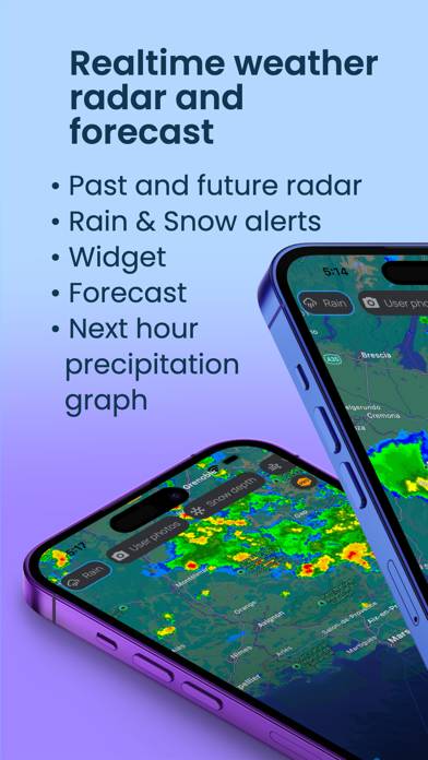 Rain Radar App captura de pantalla