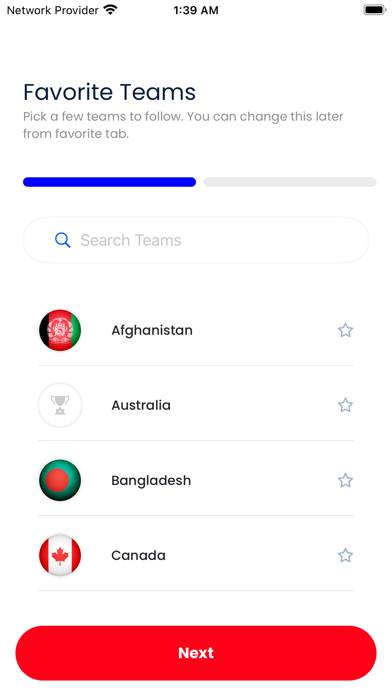 T20 World Cup Live Schermata dell'app #1