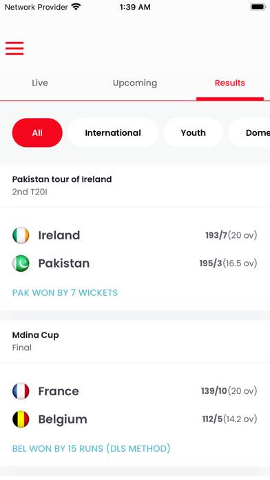T20 World Cup Live Schermata dell'app #4