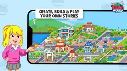 My Town World Games for Kids Capture d'écran de l'application #1