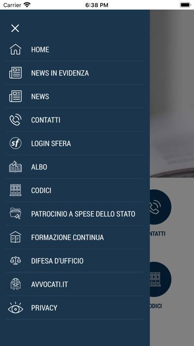 Ordine Avvocati Roma Schermata dell'app #2