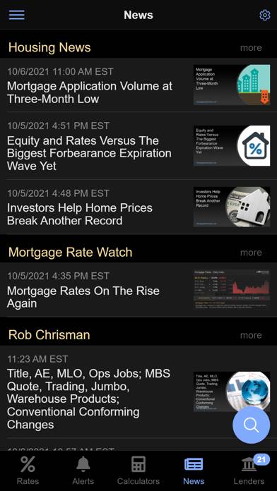 Mortgage News Daily App screenshot #6