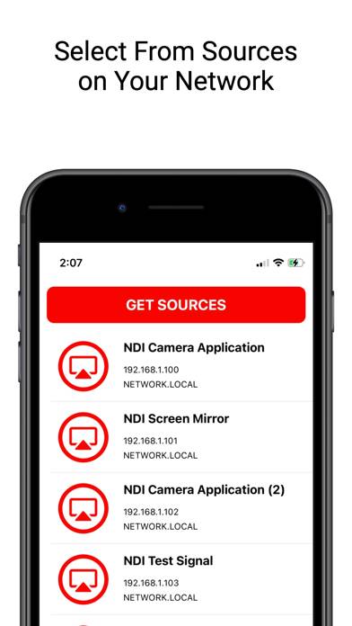 Stream Monitor for NDI HX Captura de pantalla de la aplicación #2