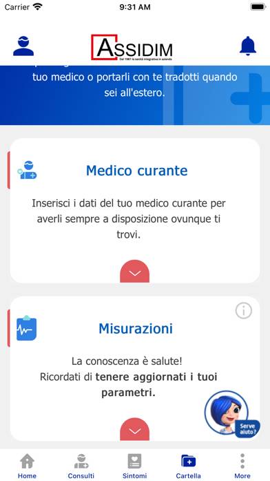MyClinic Assidim Schermata dell'app #3