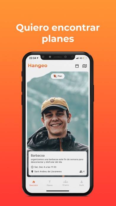 Hangeo: planes, amigos, fiesta Captura de pantalla de la aplicación #4