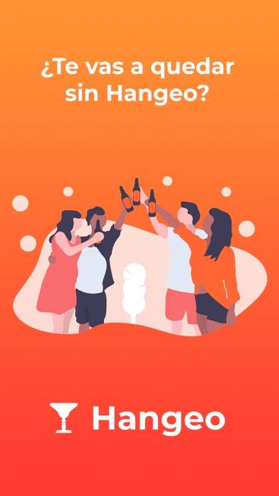 Hangeo: planes, amigos, fiesta Captura de pantalla de la aplicación