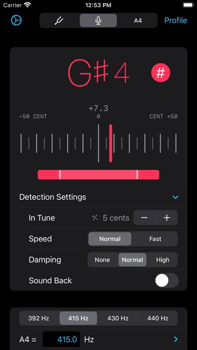 Nova Tuner Schermata dell'app #1