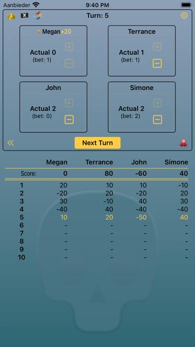 Skull King Scorekeeper capture d'écran