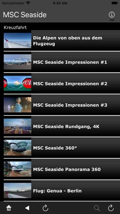 MSC Seaside Captura de pantalla de la aplicación #5