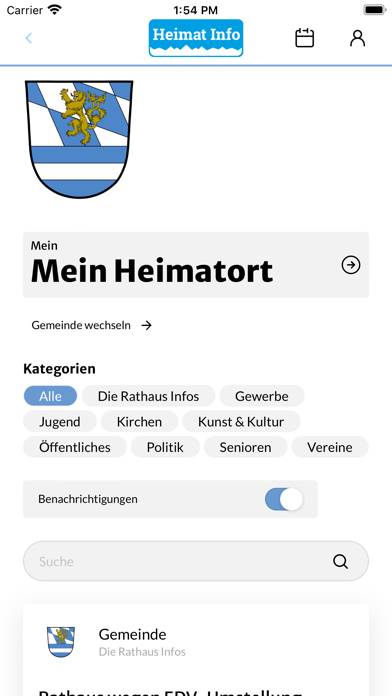 Heimat-Info App-Screenshot #1