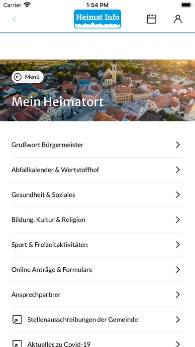 Heimat-Info App-Screenshot #2