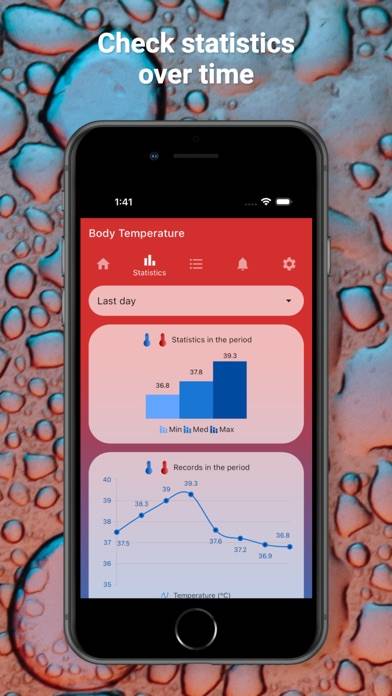 Body Temperature App Captura de pantalla de la aplicación #5