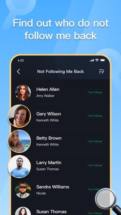 Followers Tracker Lite App screenshot #2