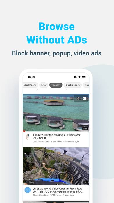 Ad Blocker：Block Ads & Pop up Schermata dell'app #2