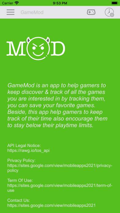 GameMod Schermata dell'app #4