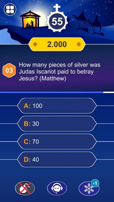 Daily Bible Trivia Quiz Games Capture d'écran de l'application #4