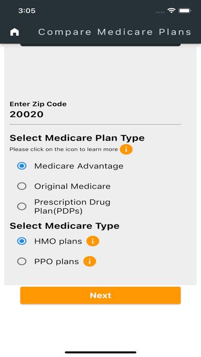 Medicare Compare Plans App screenshot #2