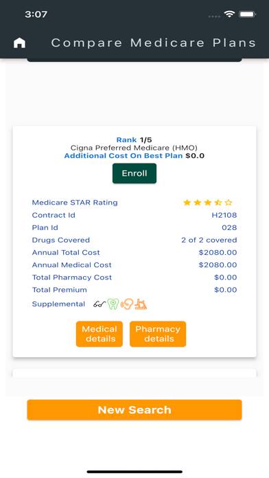 Medicare Compare Plans App screenshot #6