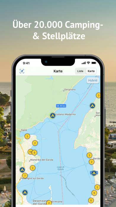 ADAC Camping / Stellplatz 2022 App-Screenshot #1