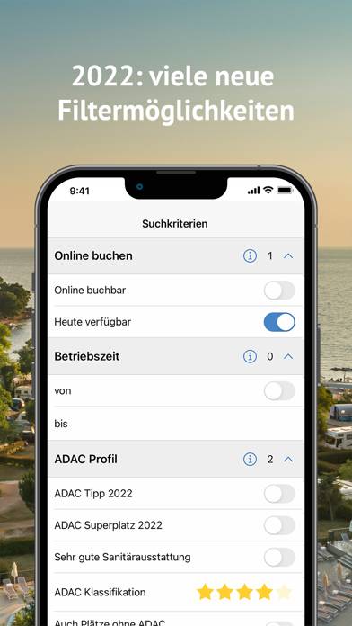 ADAC Camping / Stellplatz 2022 App-Screenshot #4
