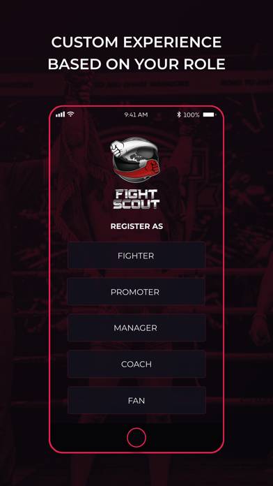 FightScout Captura de pantalla de la aplicación #2