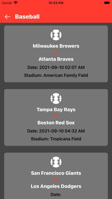 Bovada Sports Events Today App screenshot