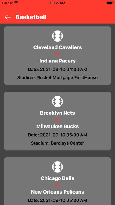 Bovada Sports Events Today App screenshot