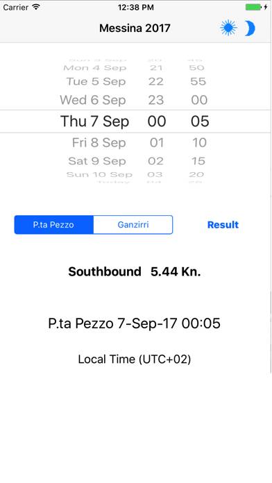 Messina Strait Current 2022 Schermata dell'app #1