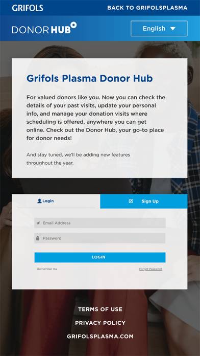 Grifols Plasma Donor Hub App screenshot #5