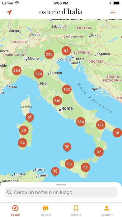 Osterie d'Italia 2022 App screenshot #1