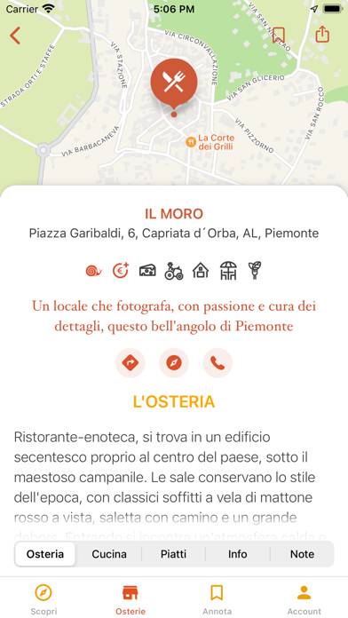 Osterie d'Italia 2022 Schermata dell'app #3
