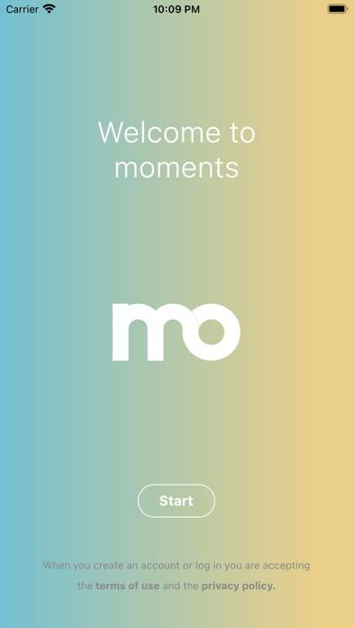 Moments App screenshot #1