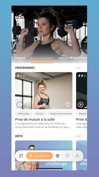 ShapeYou – Fitness, Nutrition Capture d'écran de l'application #4