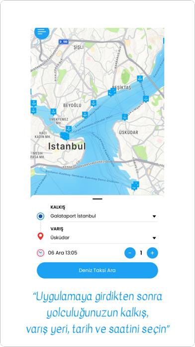 İBB Deniz Taksi Uygulama ekran görüntüsü #3