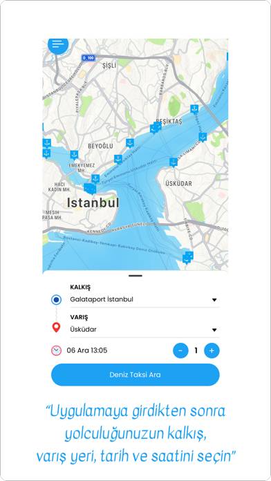 İBB Deniz Taksi App screenshot
