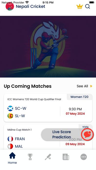 Nepali Cricket: World t20 Live immagine dello schermo