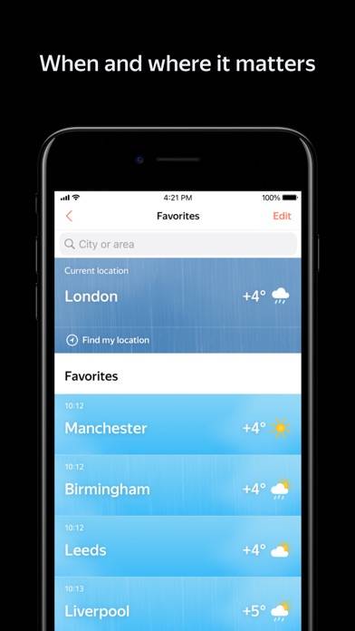 Meteum – Weather Radar Schermata dell'app #4