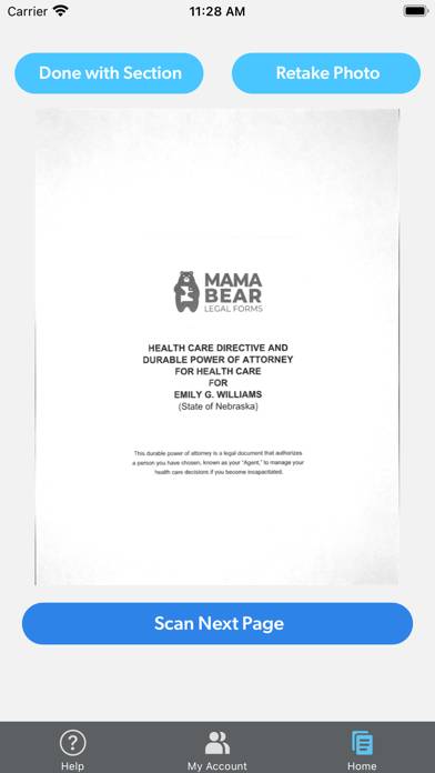 Mama Bear Legal Forms App screenshot