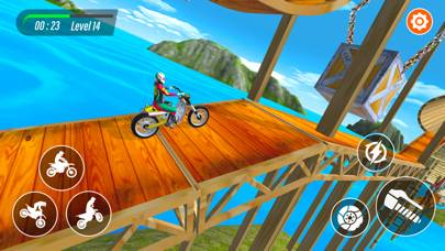 Bike Stunts Race Game 3D Скриншот приложения #1