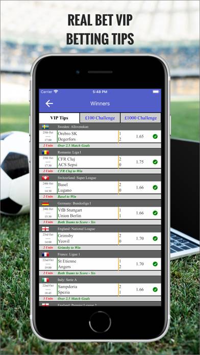 Real Bet VIP Betting Tips Captura de pantalla de la aplicación #2